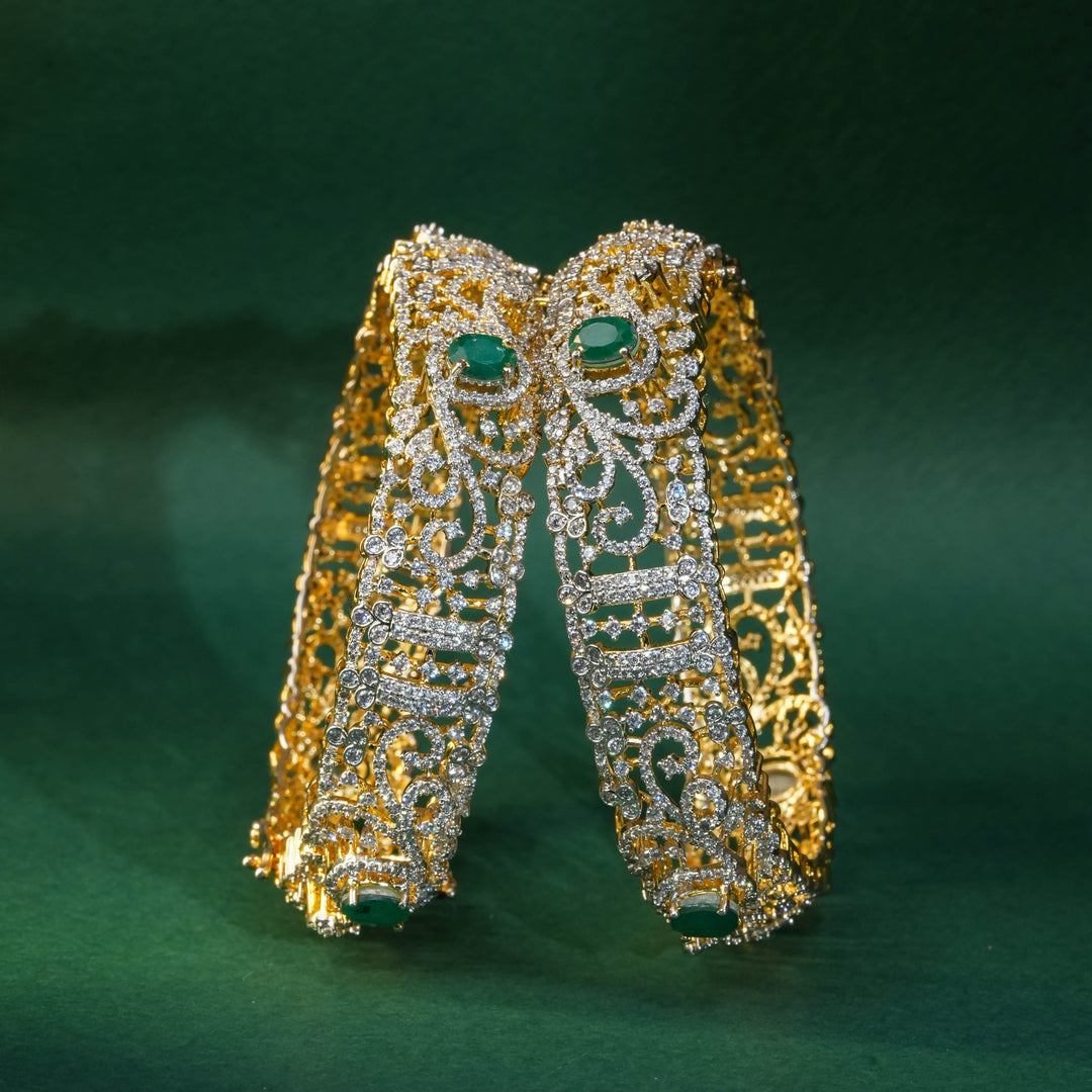 CZ Emerald Bangles