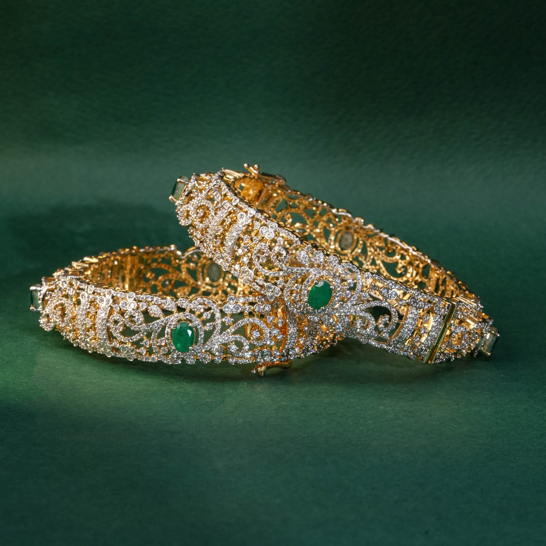 CZ Emerald Bangles