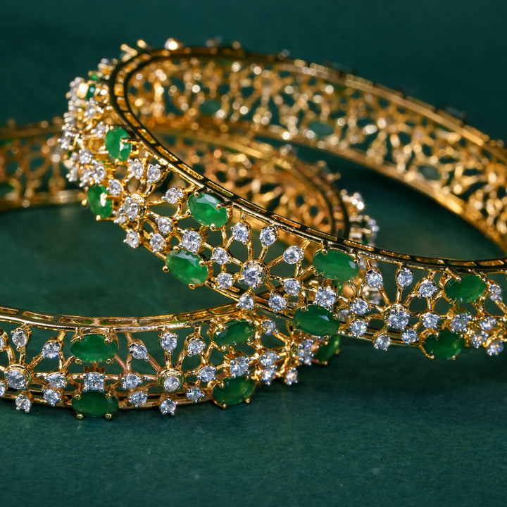 CZ Emerald Bangles