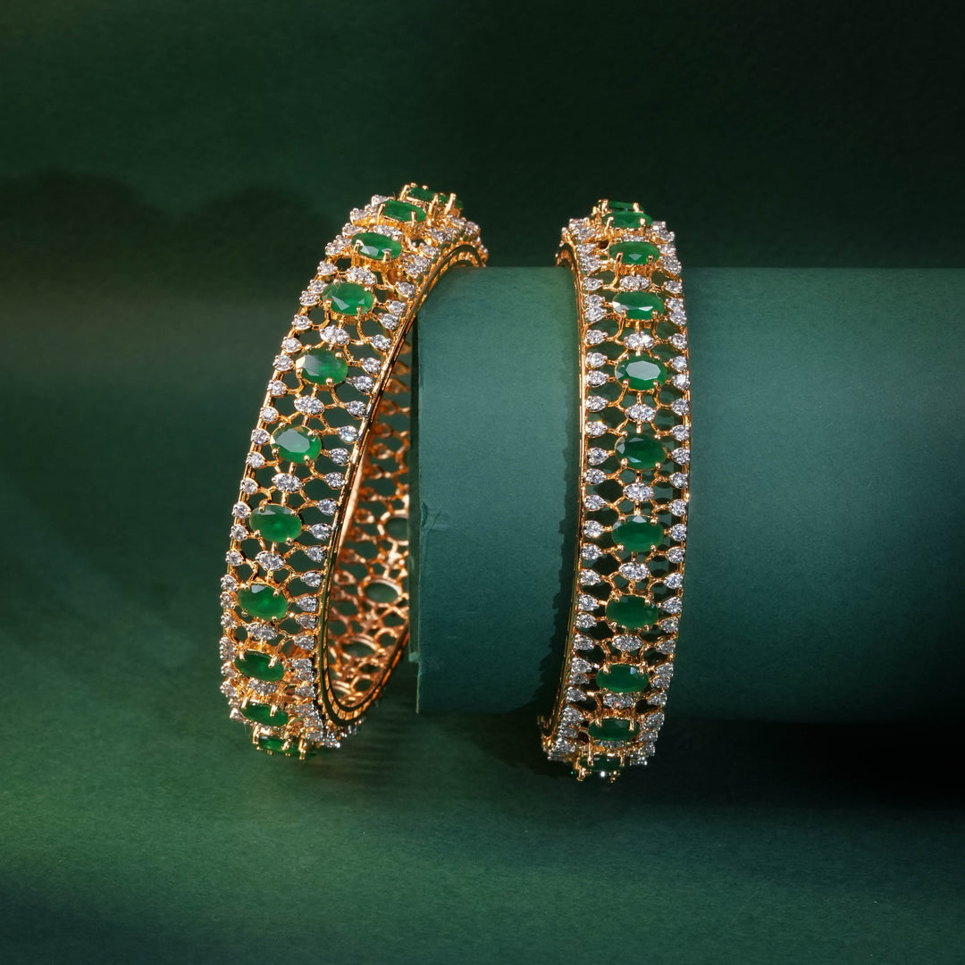 CZ Emerald Bangles