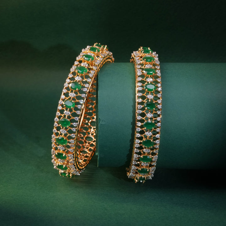 CZ Emerald Bangles