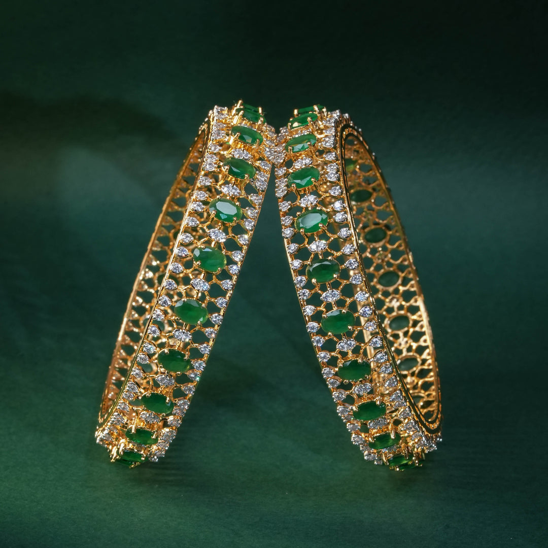 CZ Emerald Bangles