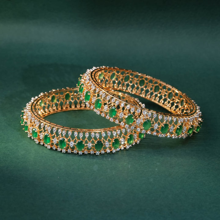 CZ Emerald Bangles