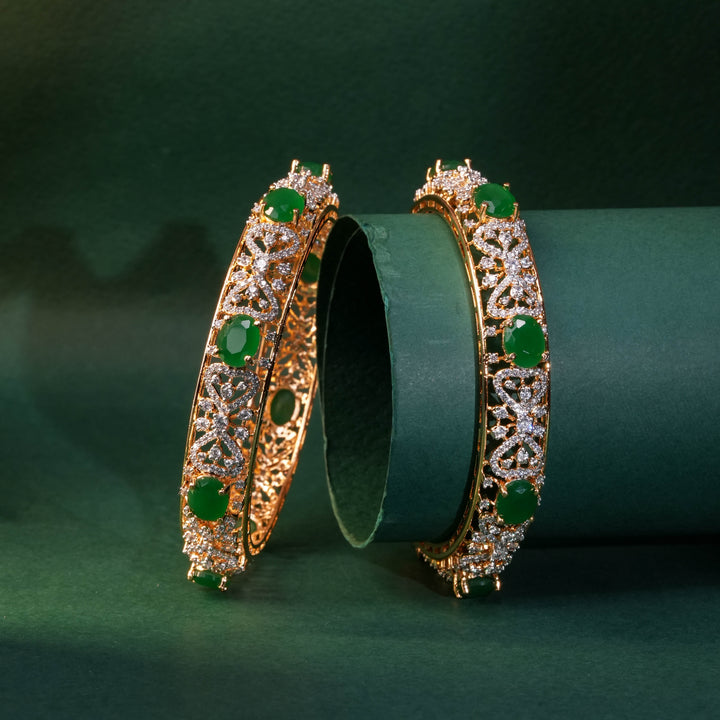 CZ Emerald Bangles