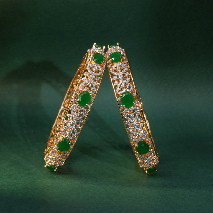 CZ Emerald Bangles