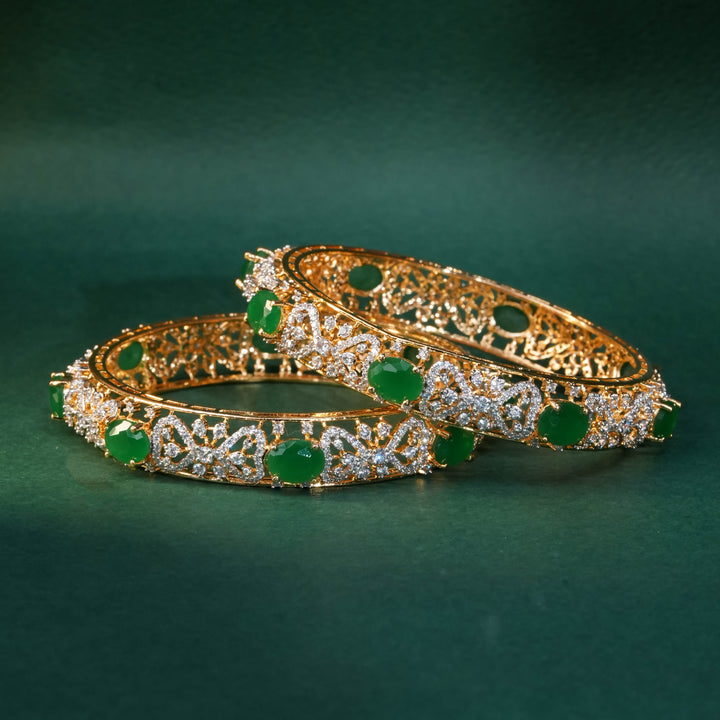 CZ Emerald Bangles