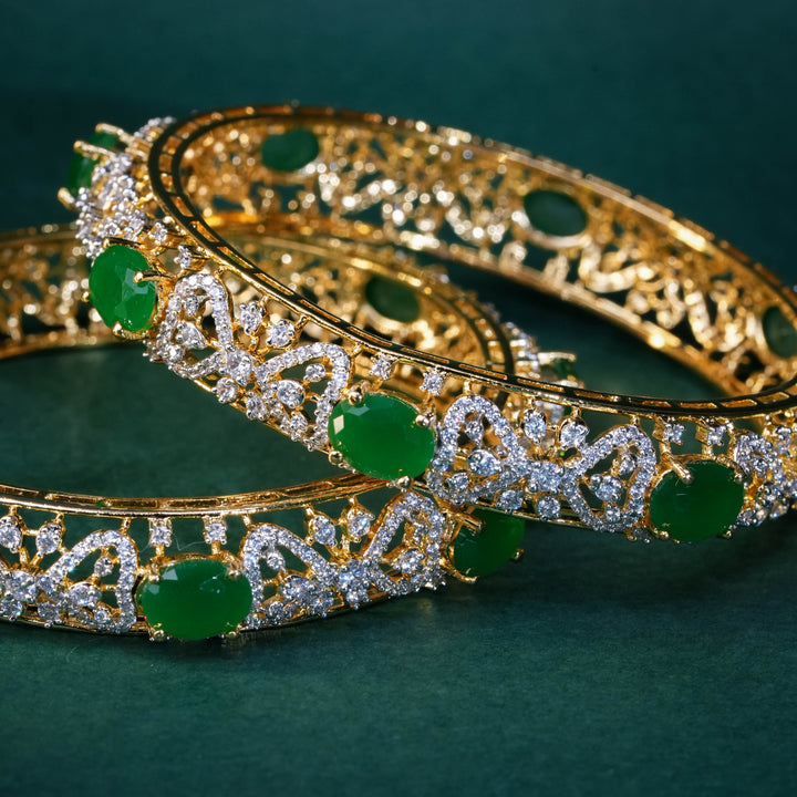 CZ Emerald Bangles