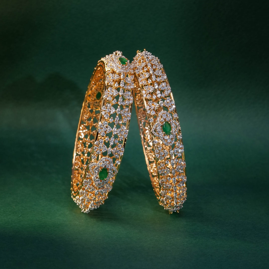 CZ Emerald Bangles