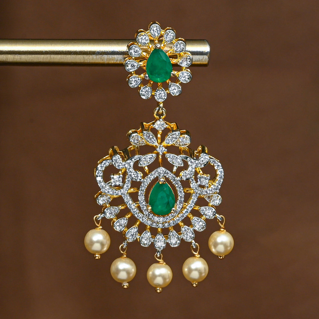 CZ Silver Earrings