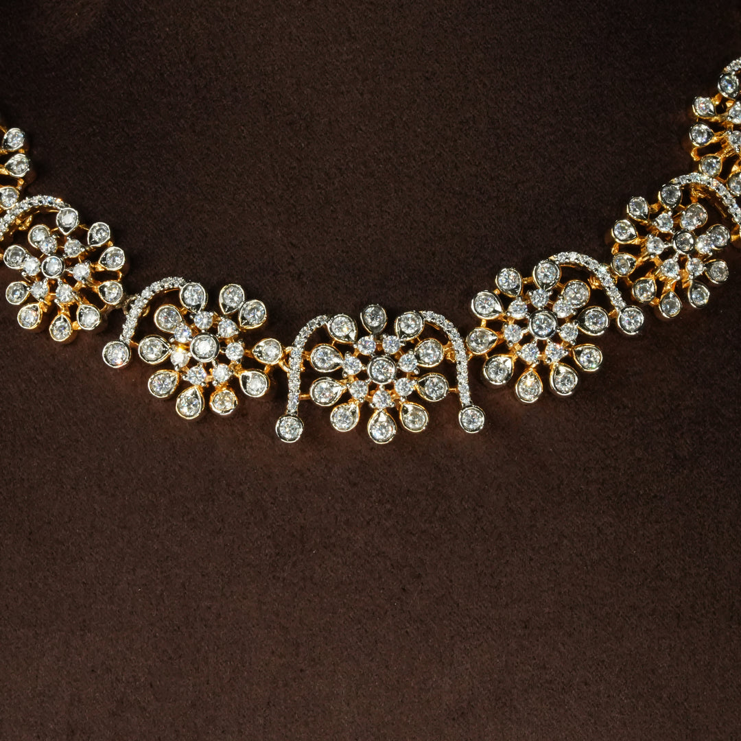 CZ Silver Necklace