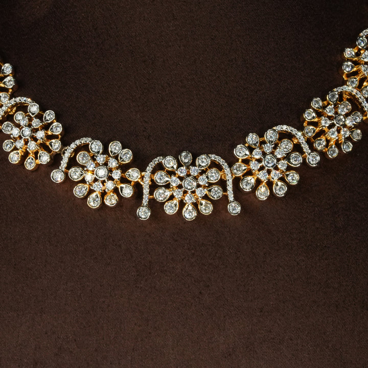 CZ Silver Necklace