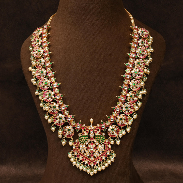Silver Kundan Necklace