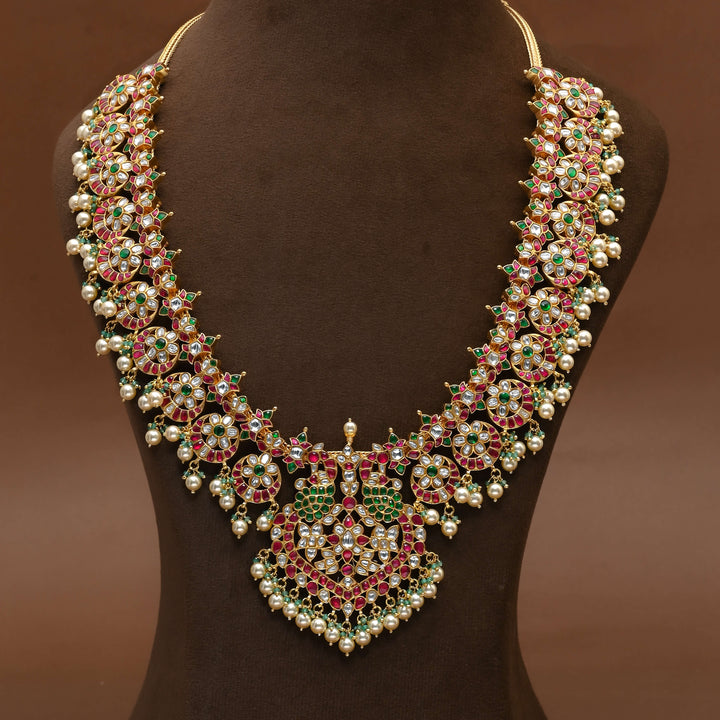 Silver Kundan Necklace