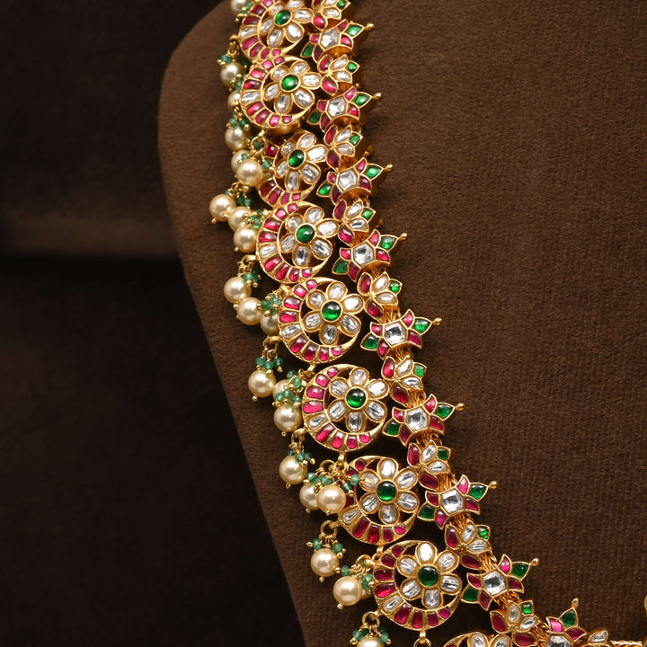 Silver Kundan Necklace