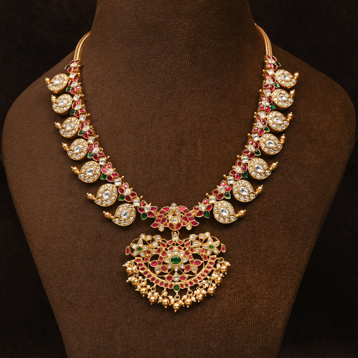 Silver Kundan Necklace