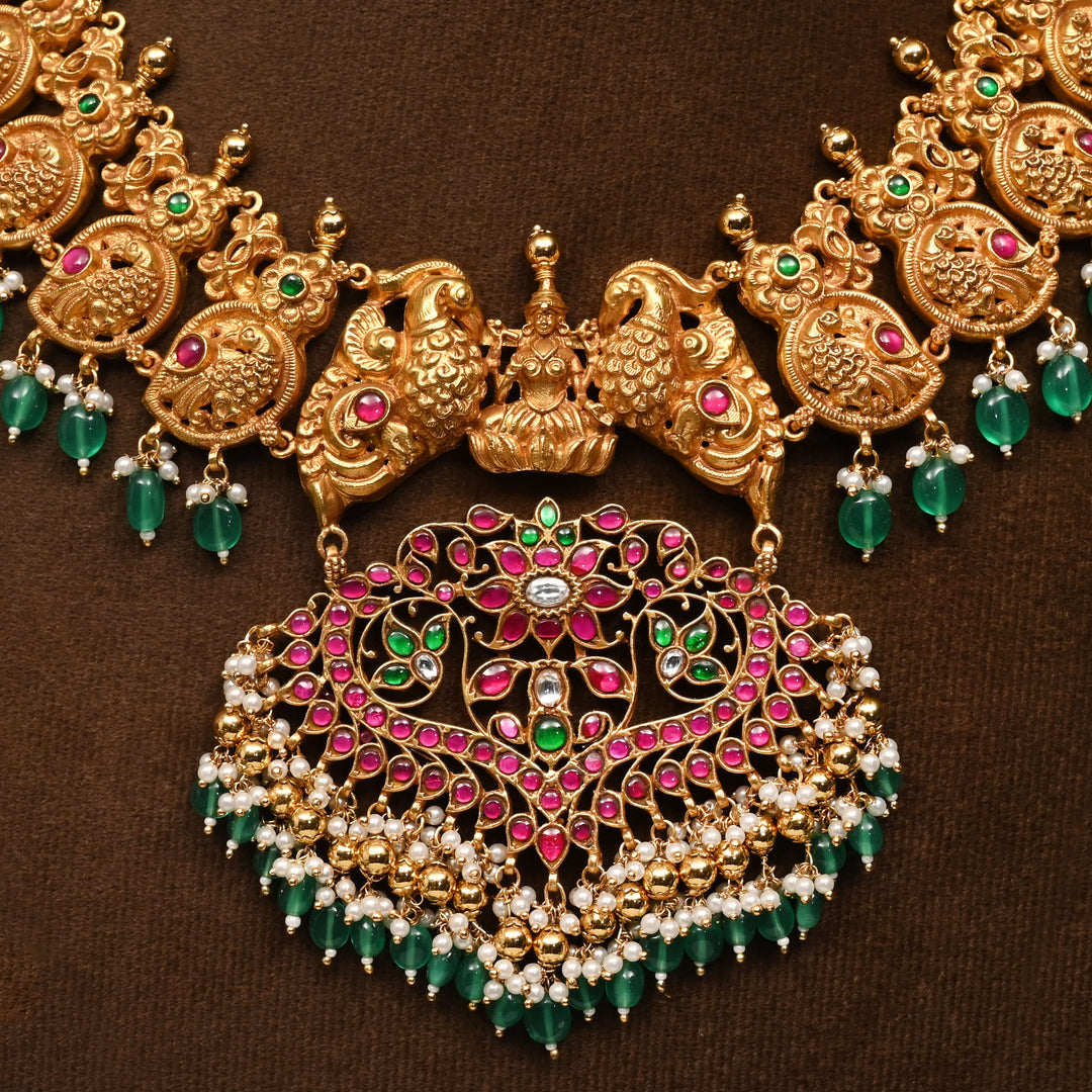 Silver Kundan Necklace