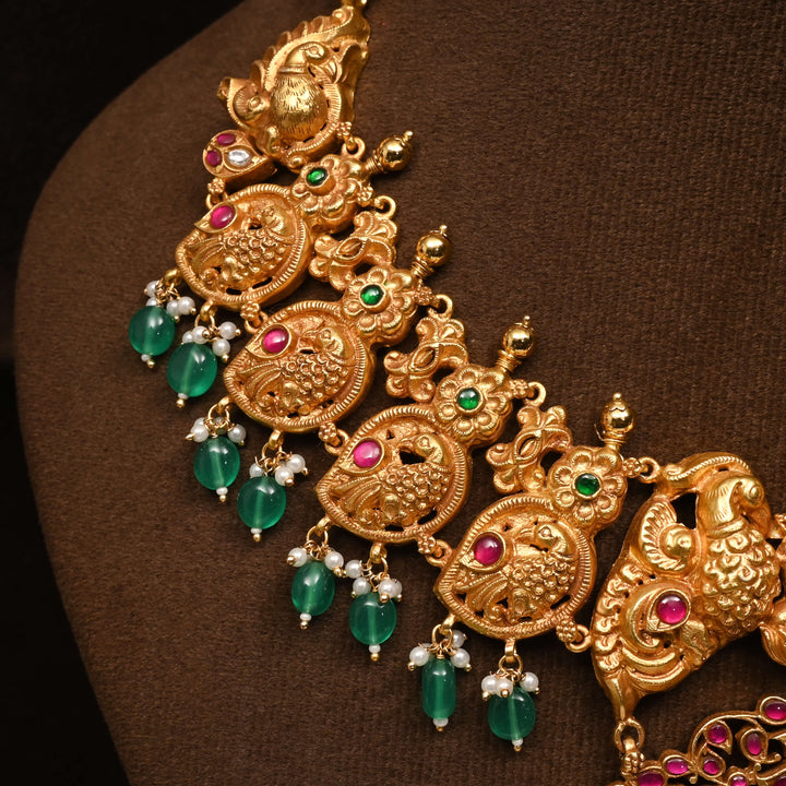Silver Kundan Necklace