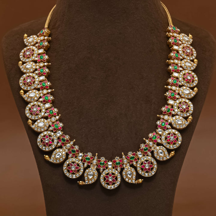 Silver Kundan Reversible Bottumala