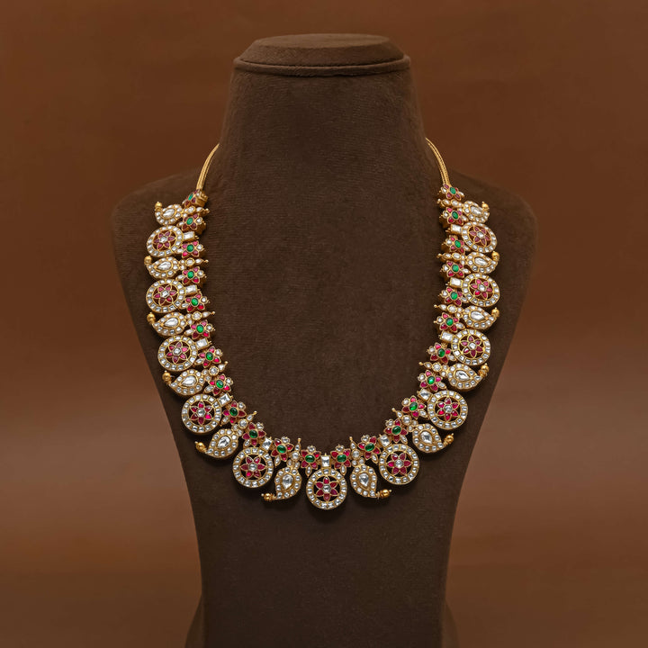 Silver Kundan Reversible Bottumala