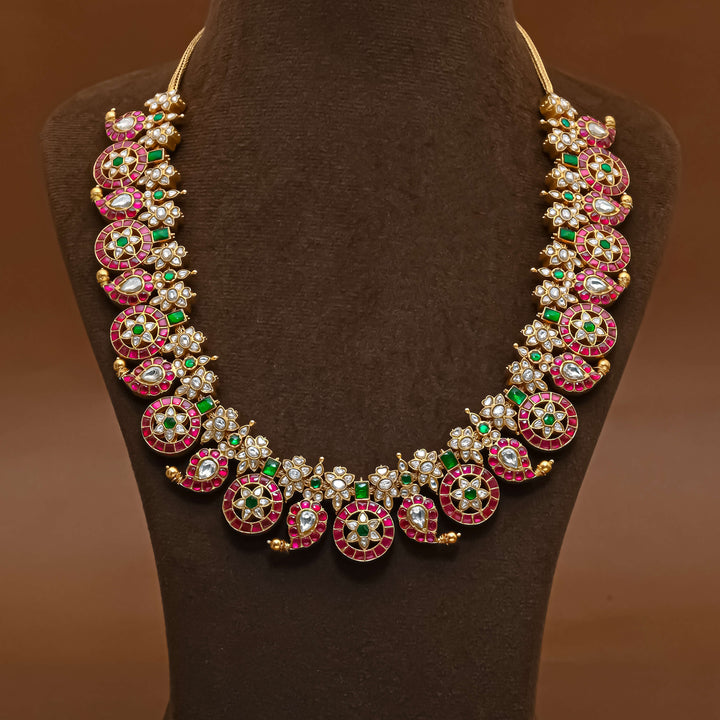 Silver Kundan Reversible Bottumala