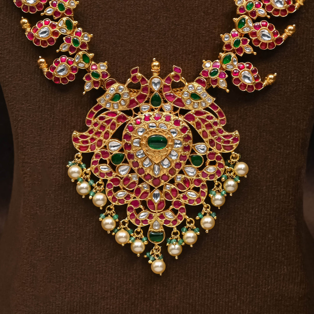 Kundan Mango Necklace