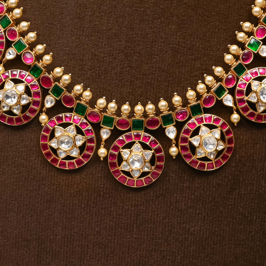 Kundan Bottumala Necklace