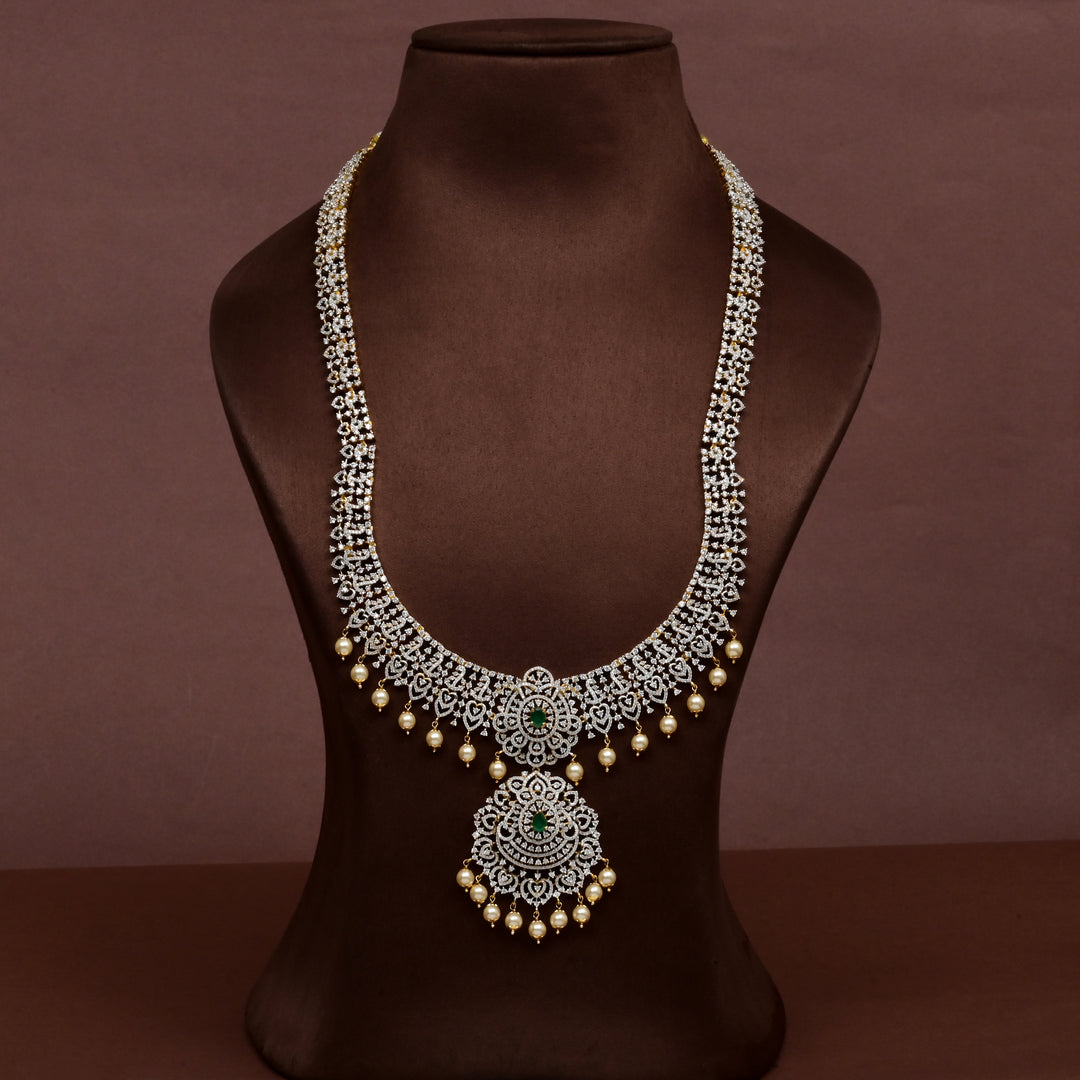Luxury bridal necklace set in 92.5 silver with semi-precious ruby stones, antique finish and intricate design, handcrafted wedding jewellery for brides by Sri Fine Jewellery, Hyderabd
(https://srifinejewellery.com)