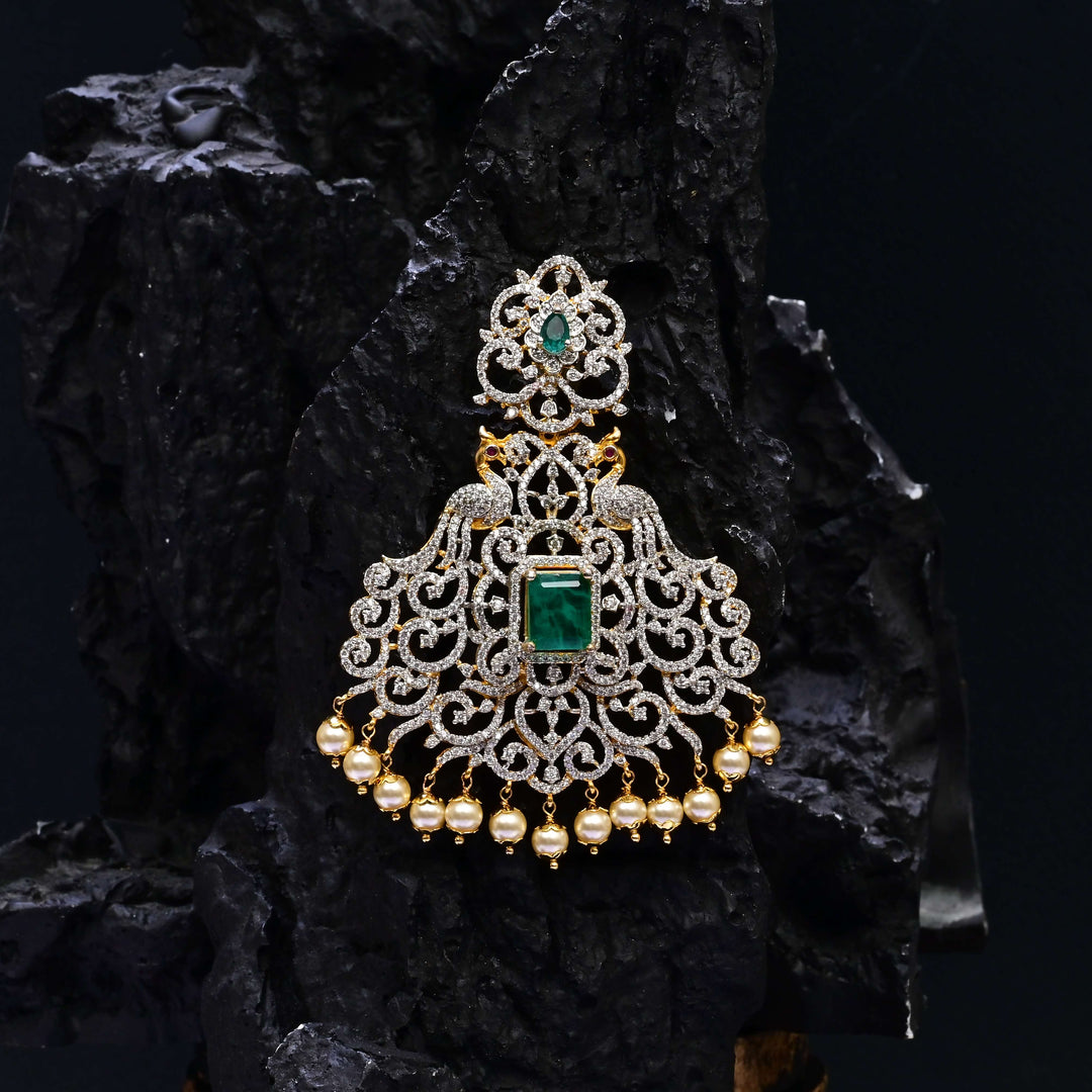 CZ Emerald Pendant