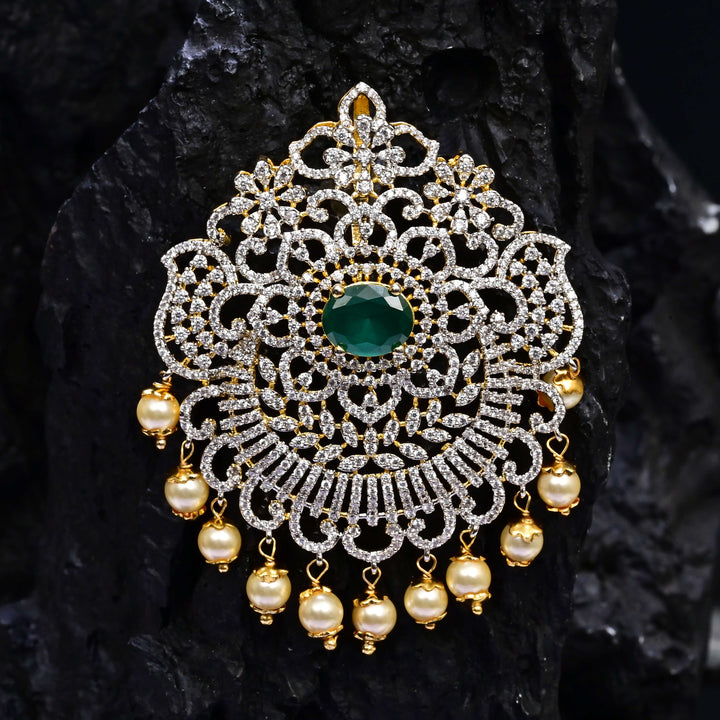 CZ Emerald Pendant