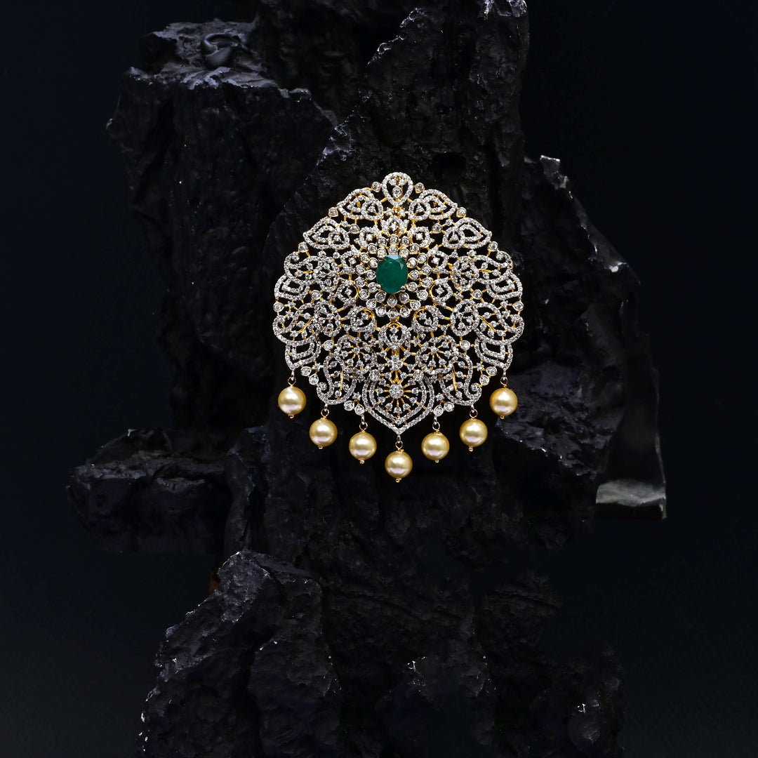 CZ Emerald Pendant