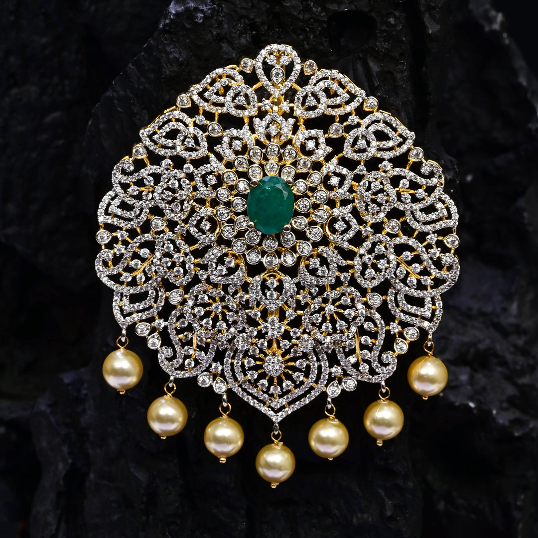 CZ Emerald Pendant