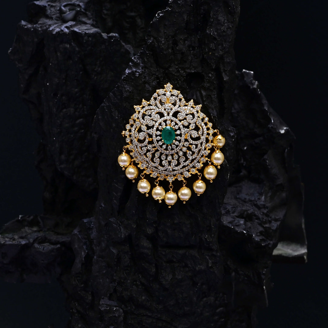 CZ Emerald Pendant