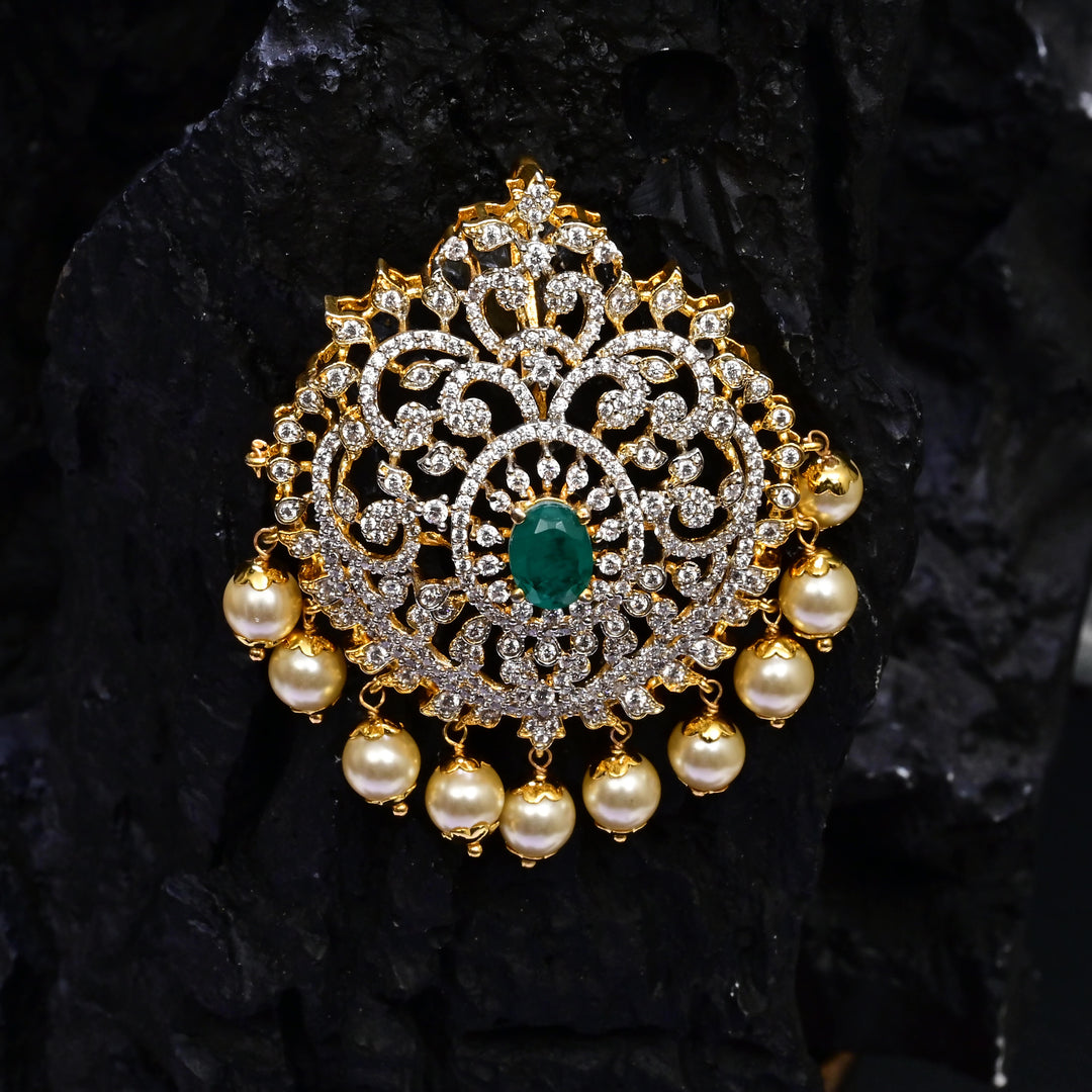 CZ Emerald Pendant