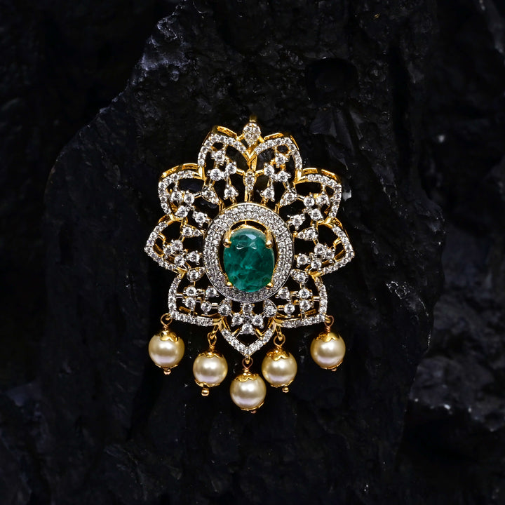 CZ Emerald Pendant