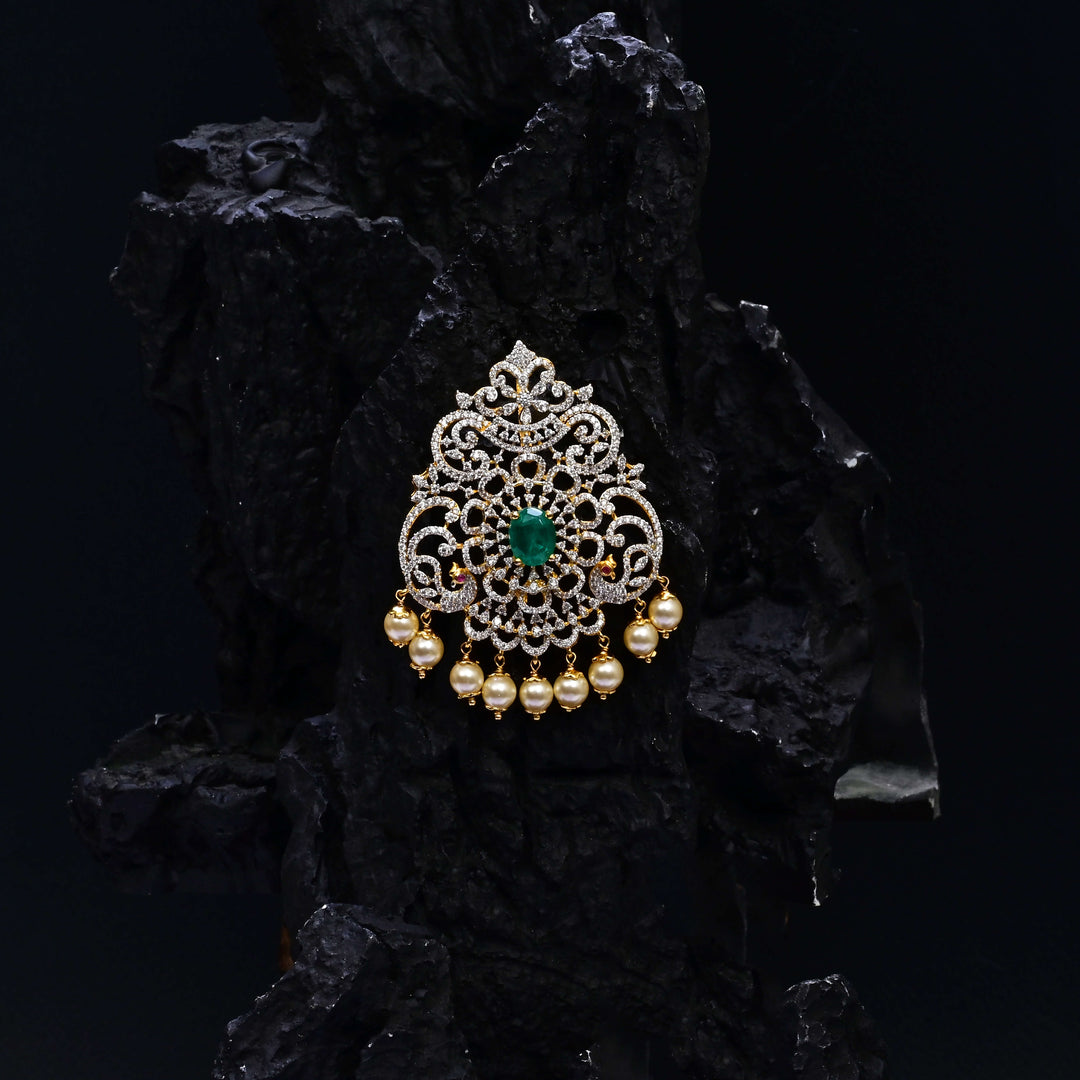 CZ Emerald Pendant