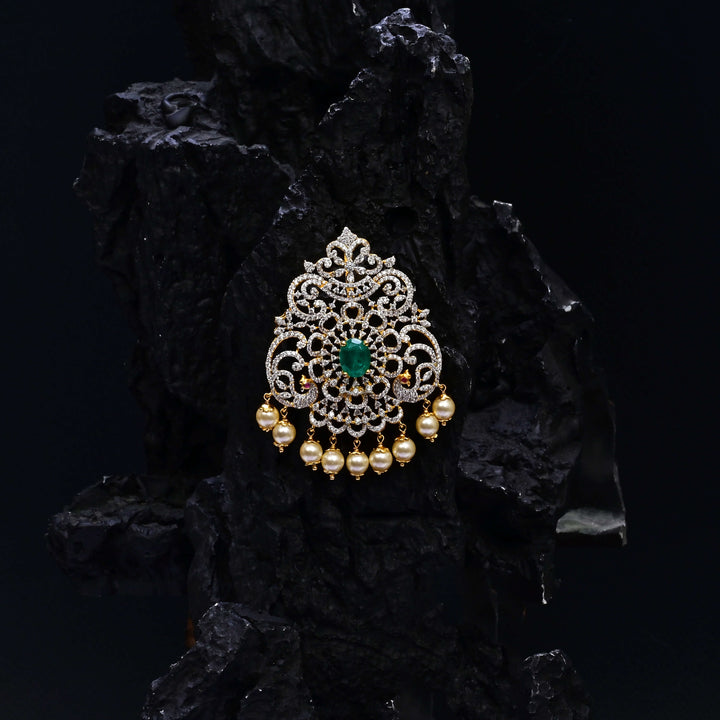 CZ Emerald Pendant