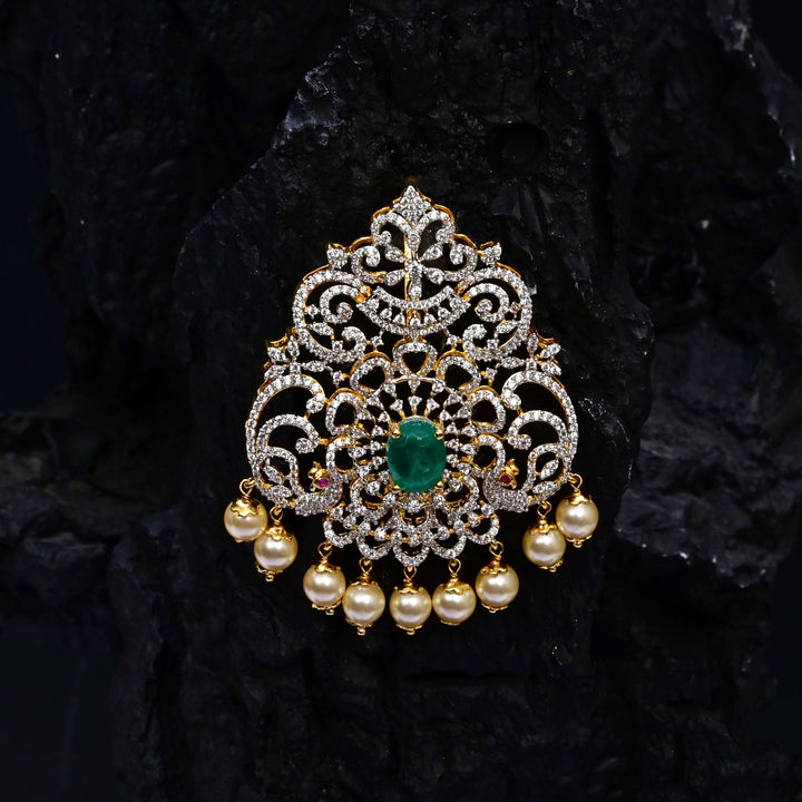 CZ Emerald Pendant