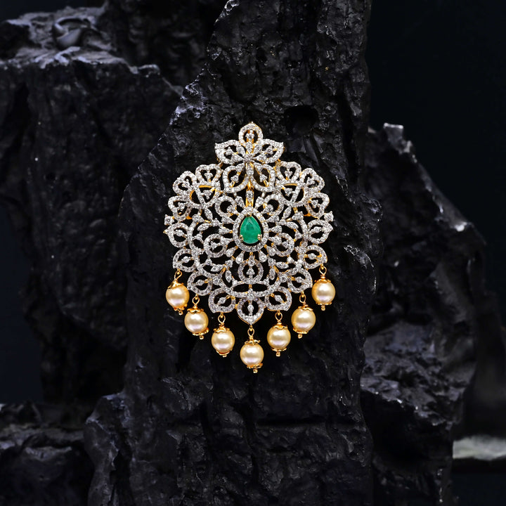 CZ Emerald Pendant