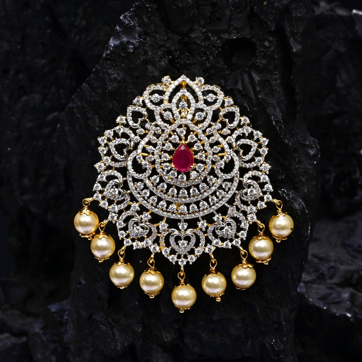 CZ Ruby Pendant