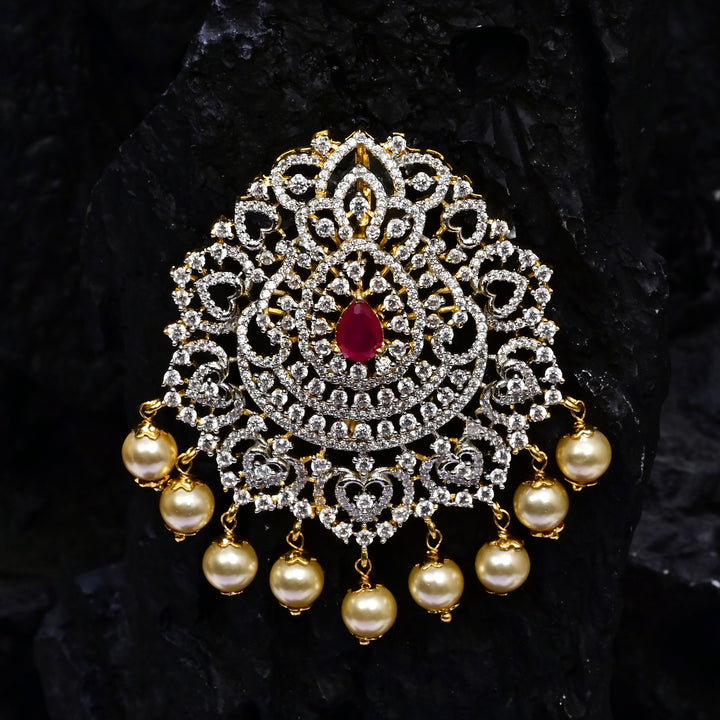 CZ Ruby Pendant