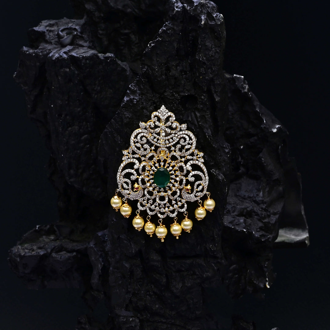 CZ Emerald Pendant