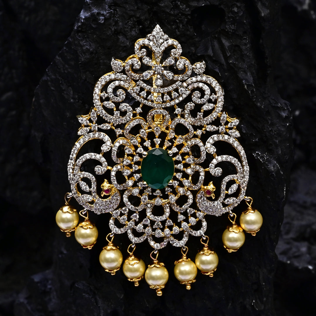 CZ Emerald Pendant