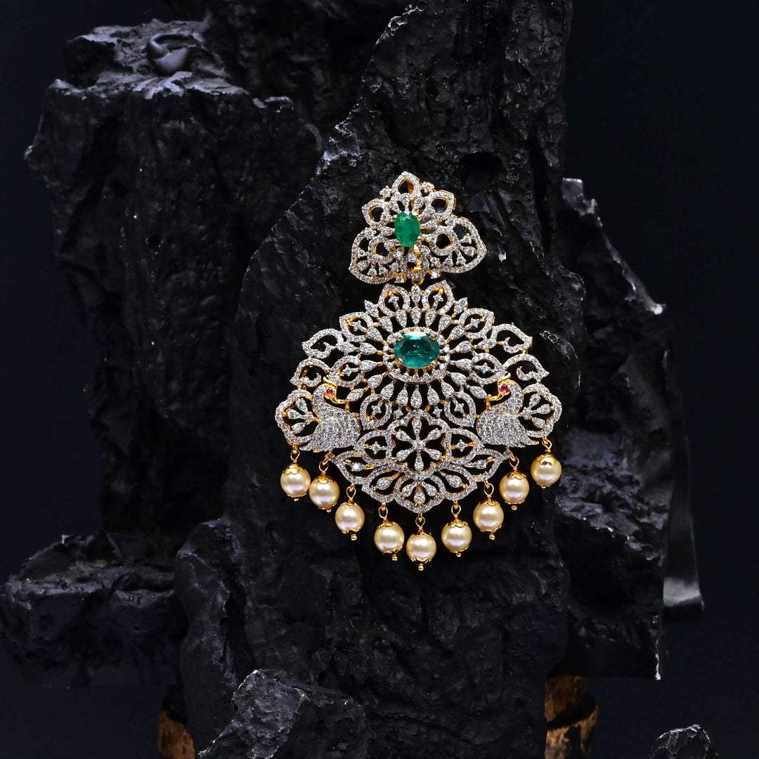 CZ Emerald Pendant