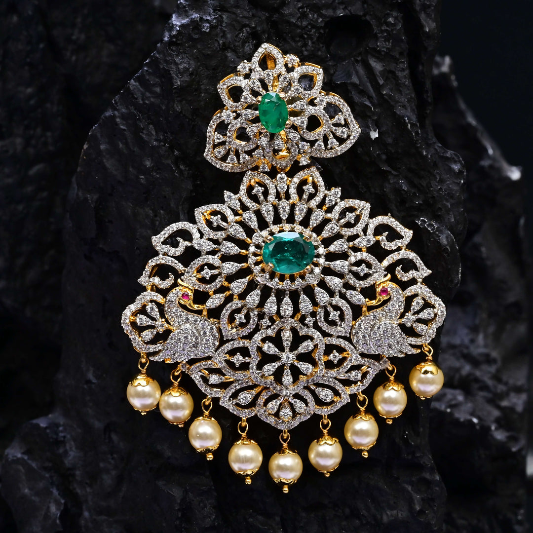 CZ Emerald Pendant