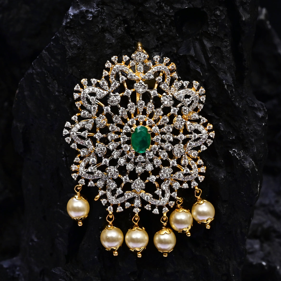 CZ Emerald Pendant