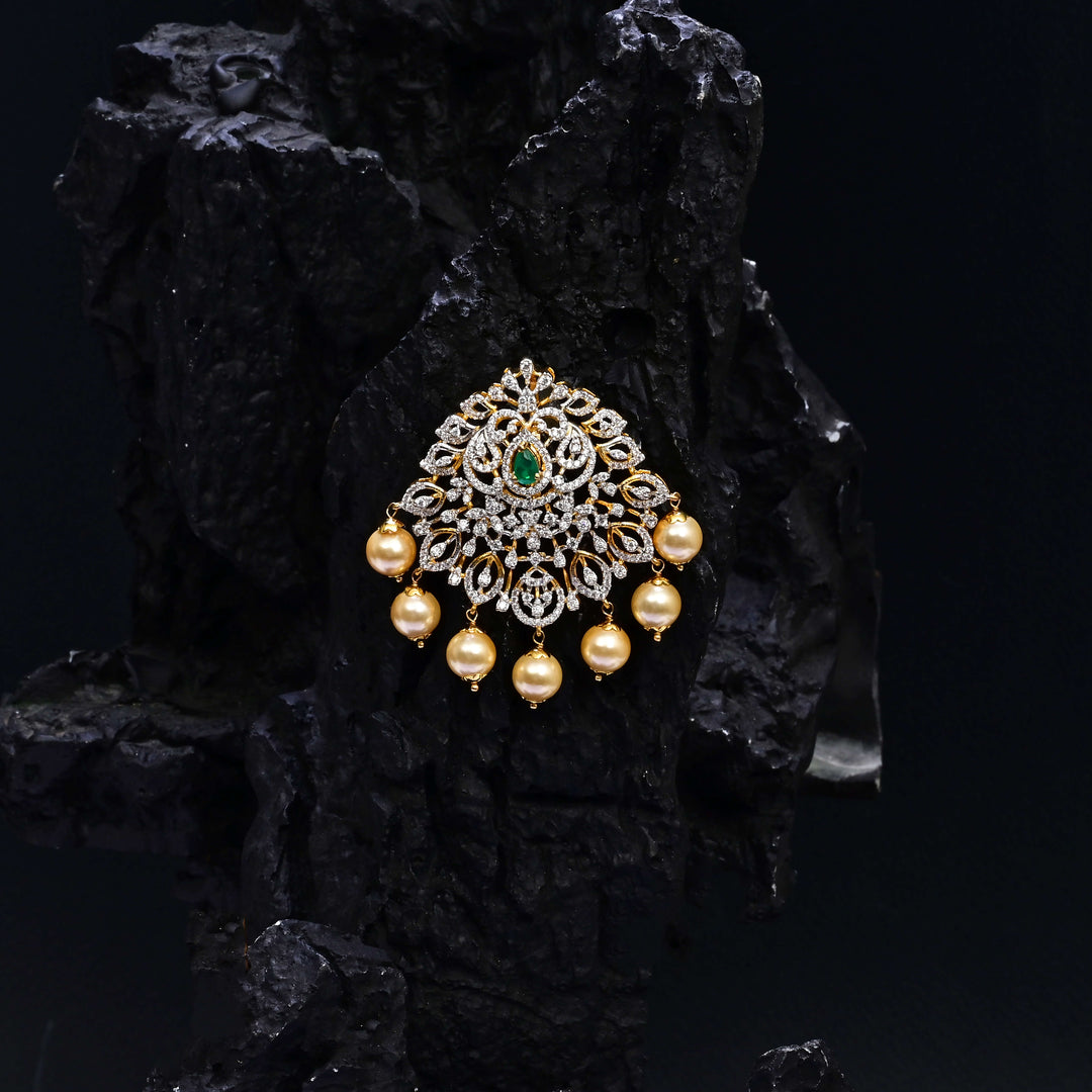 CZ Emerald Pendant