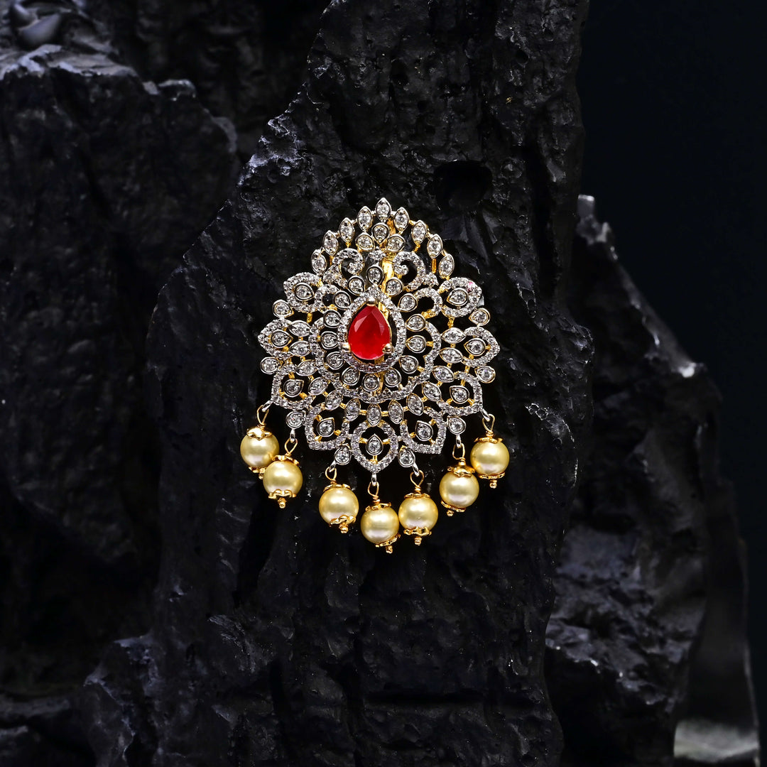CZ Ruby Pendant