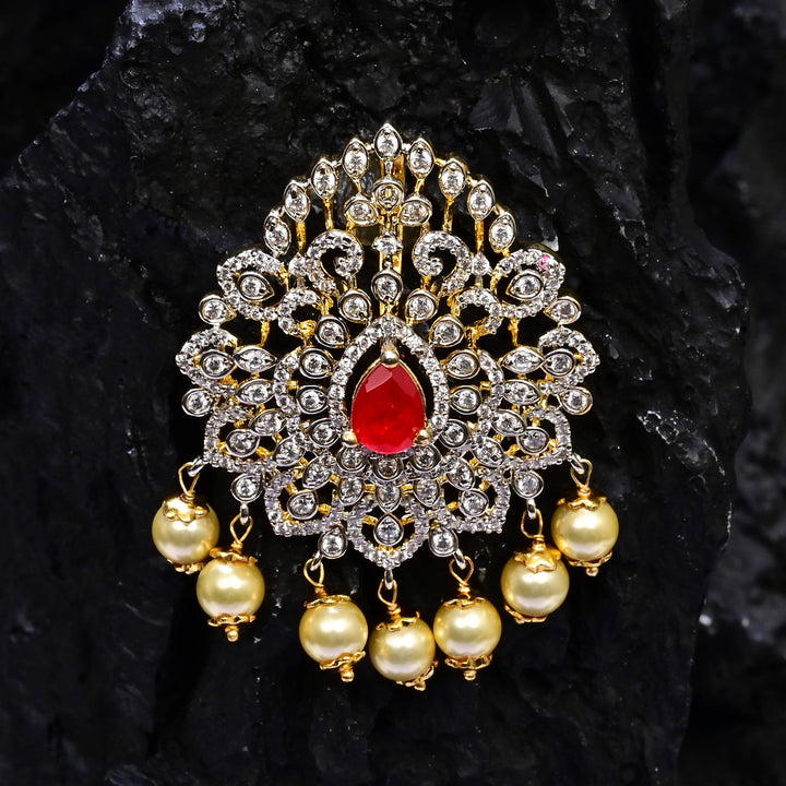CZ Ruby Pendant