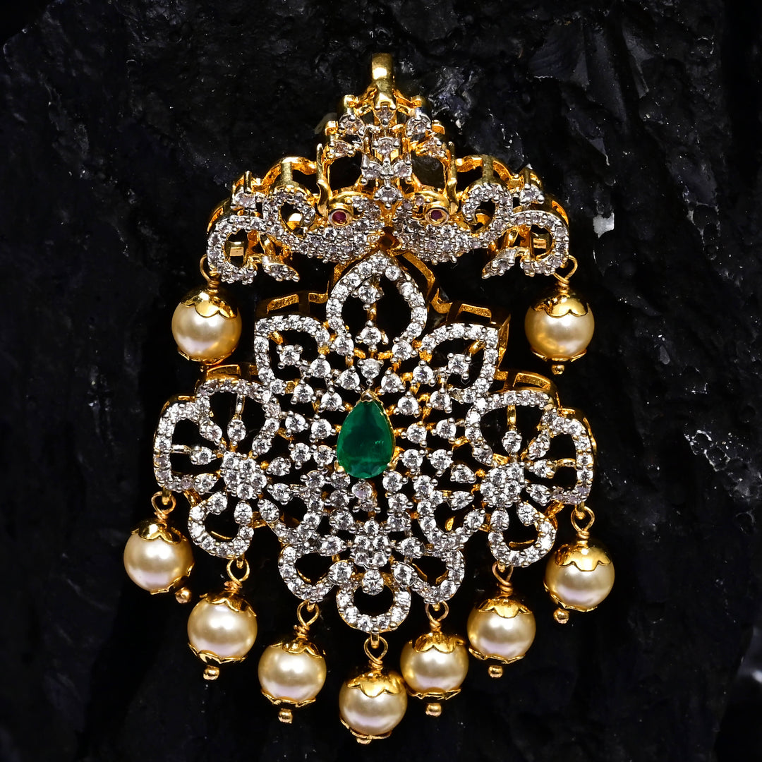 CZ Emerald Pedant