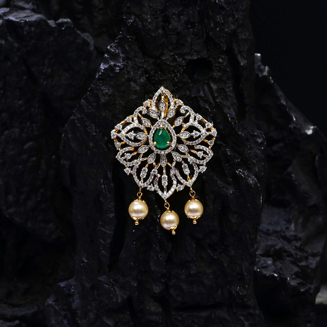 CZ Emerald Pendant